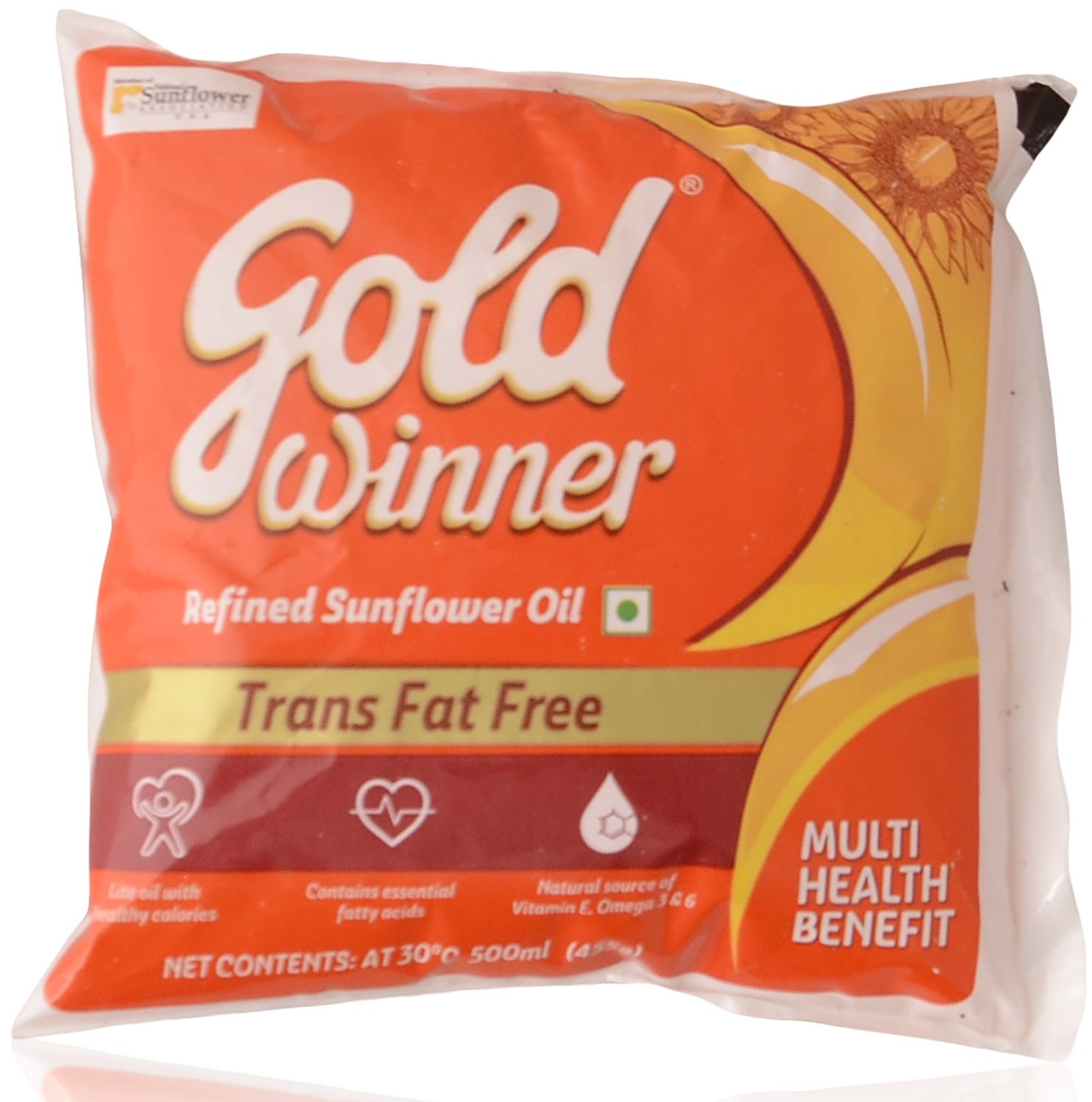 Gold Winner Sunflower oil 500ml / கோல்டு வின்னர் சூரிய காந்தி எண்ணெய் 500ml